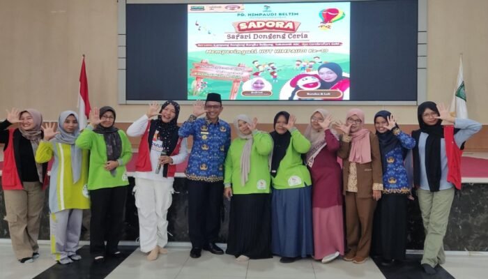 Roadshow Mendongeng HIMPAUDI Beltim, Bupati: Dongeng Penting untuk Perkembangan Imajinasi Anak