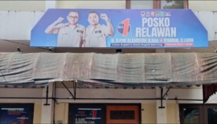 Bawaslu Belitung Bakal Tindaklanjuti Aset Pemda Dijadikan Posko Relawan Djoss