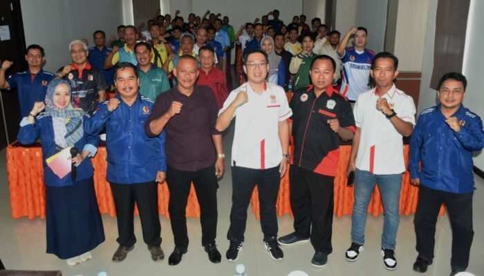 Ketua KONI Provinsi Puji Semangat Pengkab Cabor di Beltim