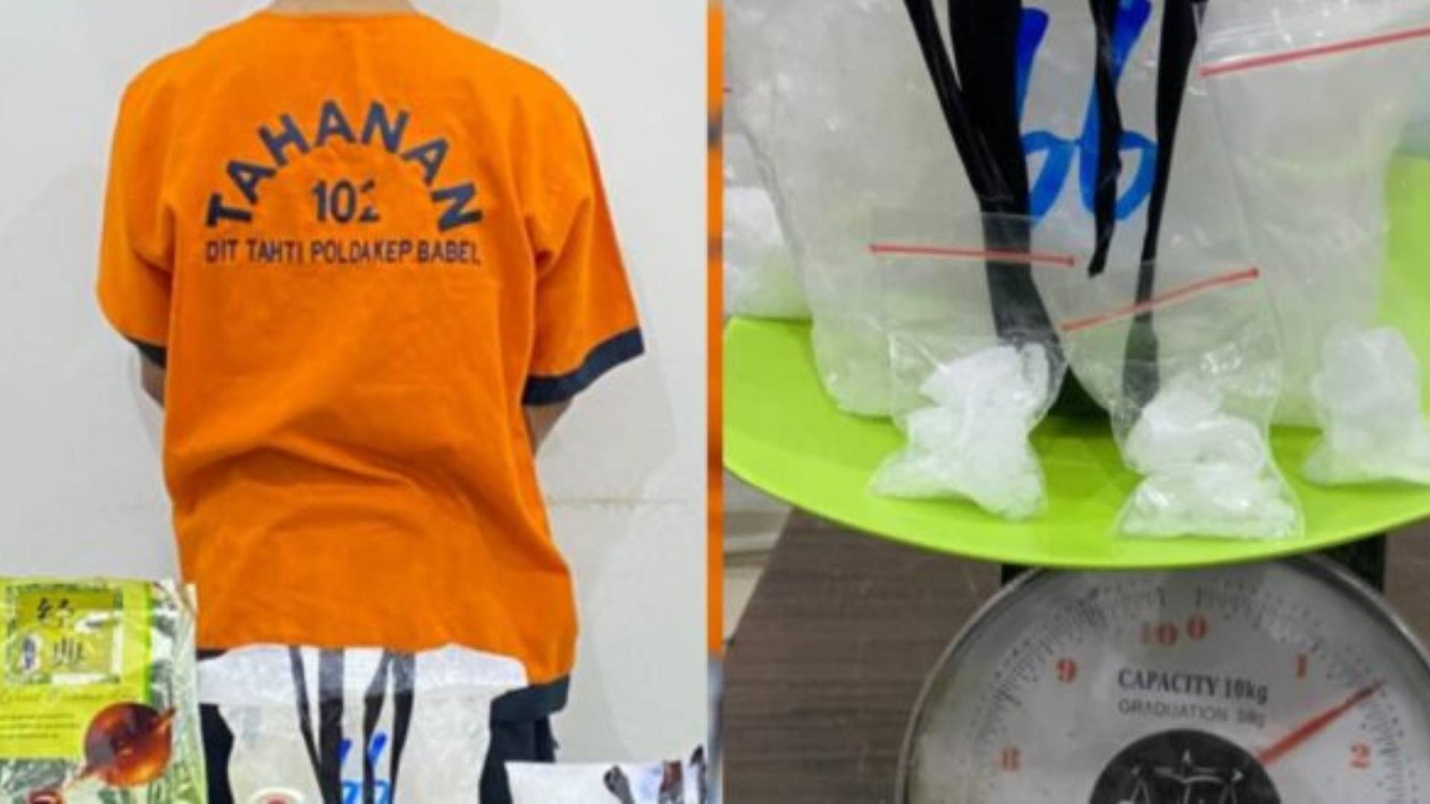 Peredaran 1,5 Kilogram Sabu Di Pangkalpinang
