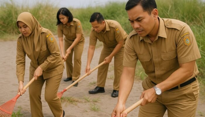 Pegawai Pemda Diperintah Kerja Bakti di Rumah Pribadi Bupati: Pelayanan Publik atau Penyalahgunaan Wewenang?