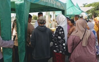 Semarak HUT RI ke-80, Polres Beltim Sediakan Sembako Harga Miring Lewat Pasar Murah